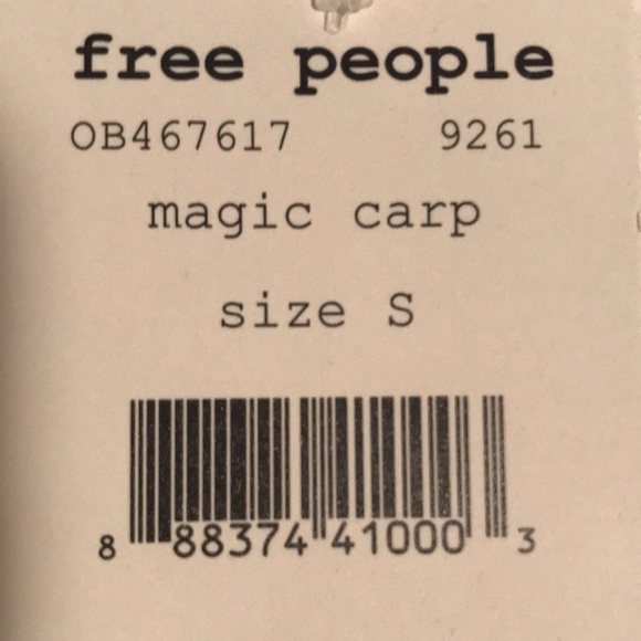 Free People Darcy V-neck tank New with tags, style# OB467617, 100% polyester - Picture 2 of 2